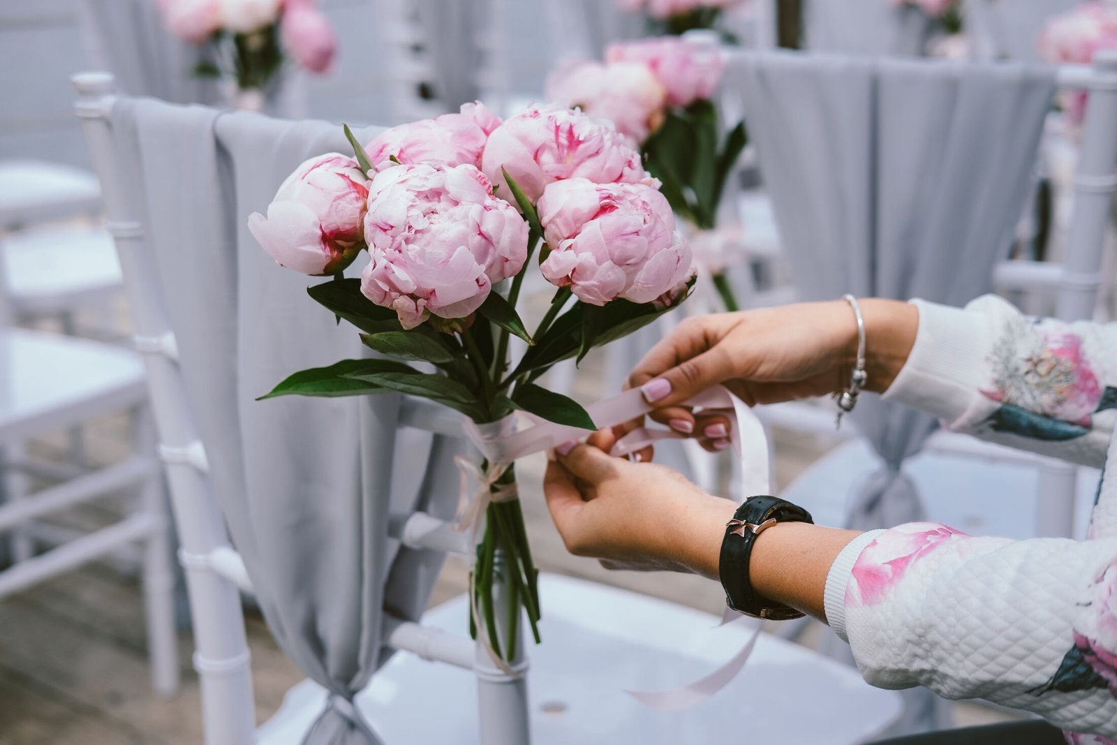 Luxury garden rose bouquet